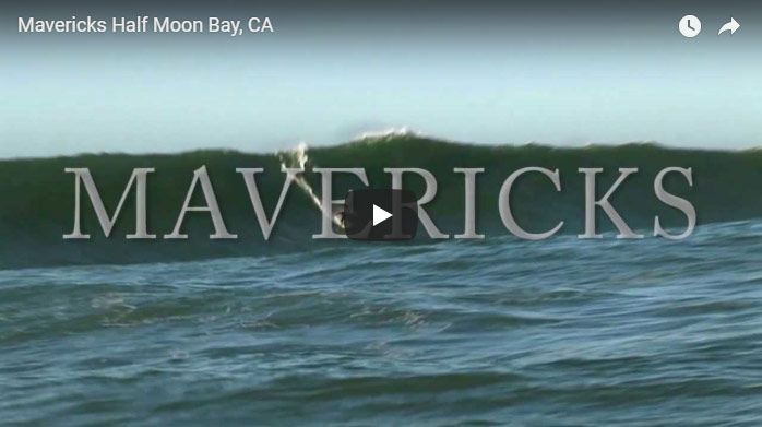 Mavericks In Half Moon Bay, California - Click To Watch Video On YouTube