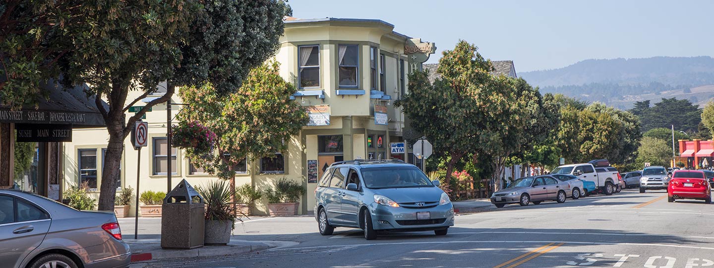 Downtown Half Moon Bay, California