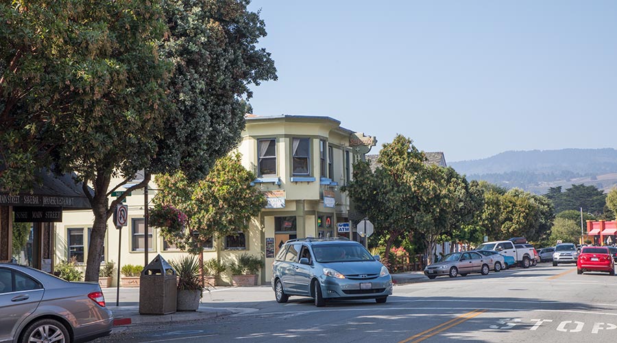 Downtown Half Moon Bay, California