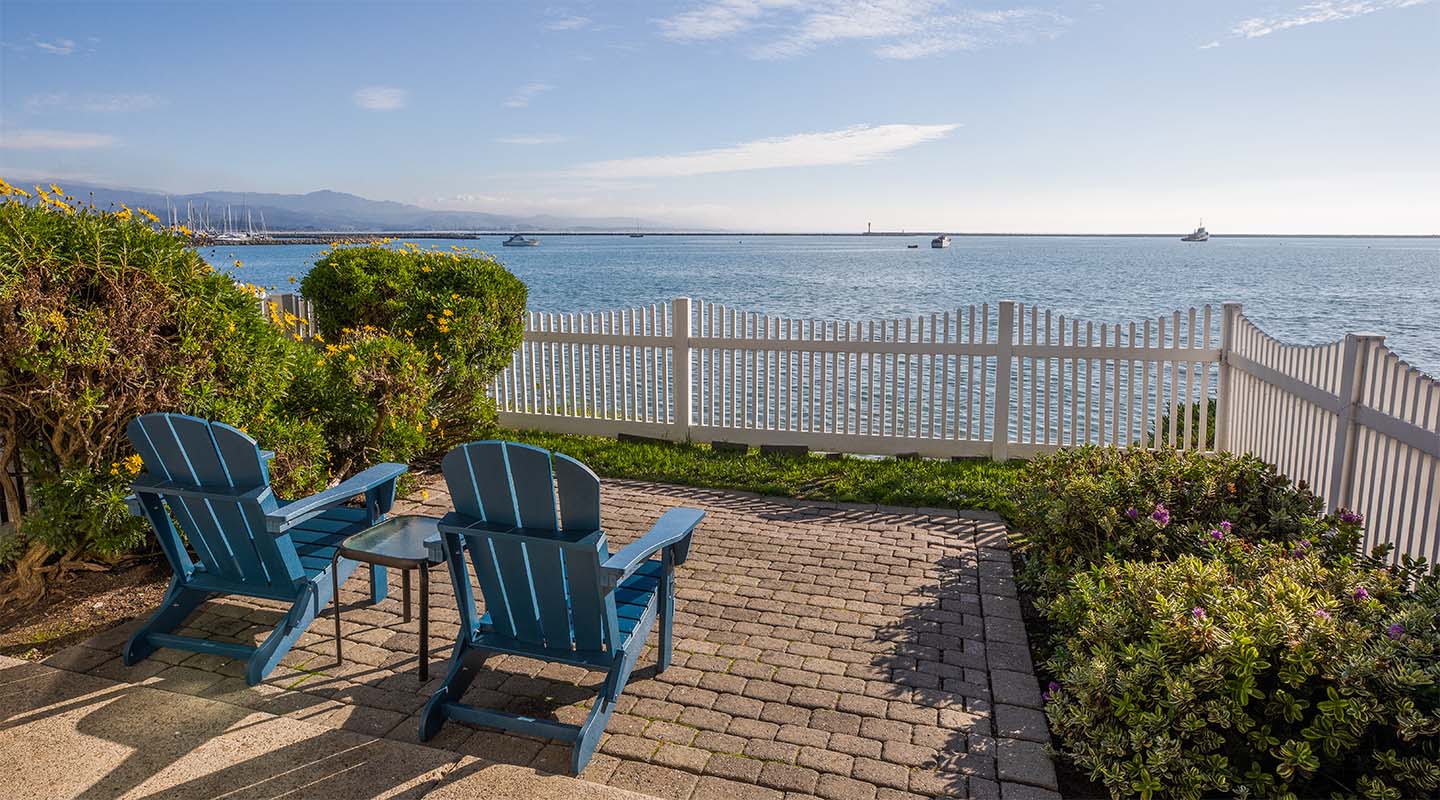 Mavericks Room Outdoor Patio At Inn at Mavericks Half Moon Bay Hotel, California