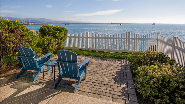 Mavericks Room Patio With Ocean Views