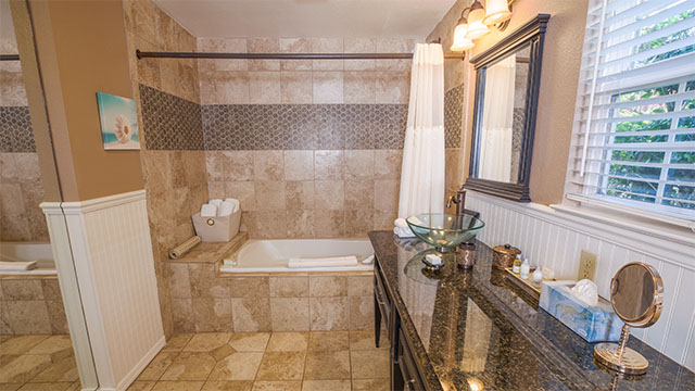 Mavericks Room Bathroom With Soaking Tub At Inn At Mavericks